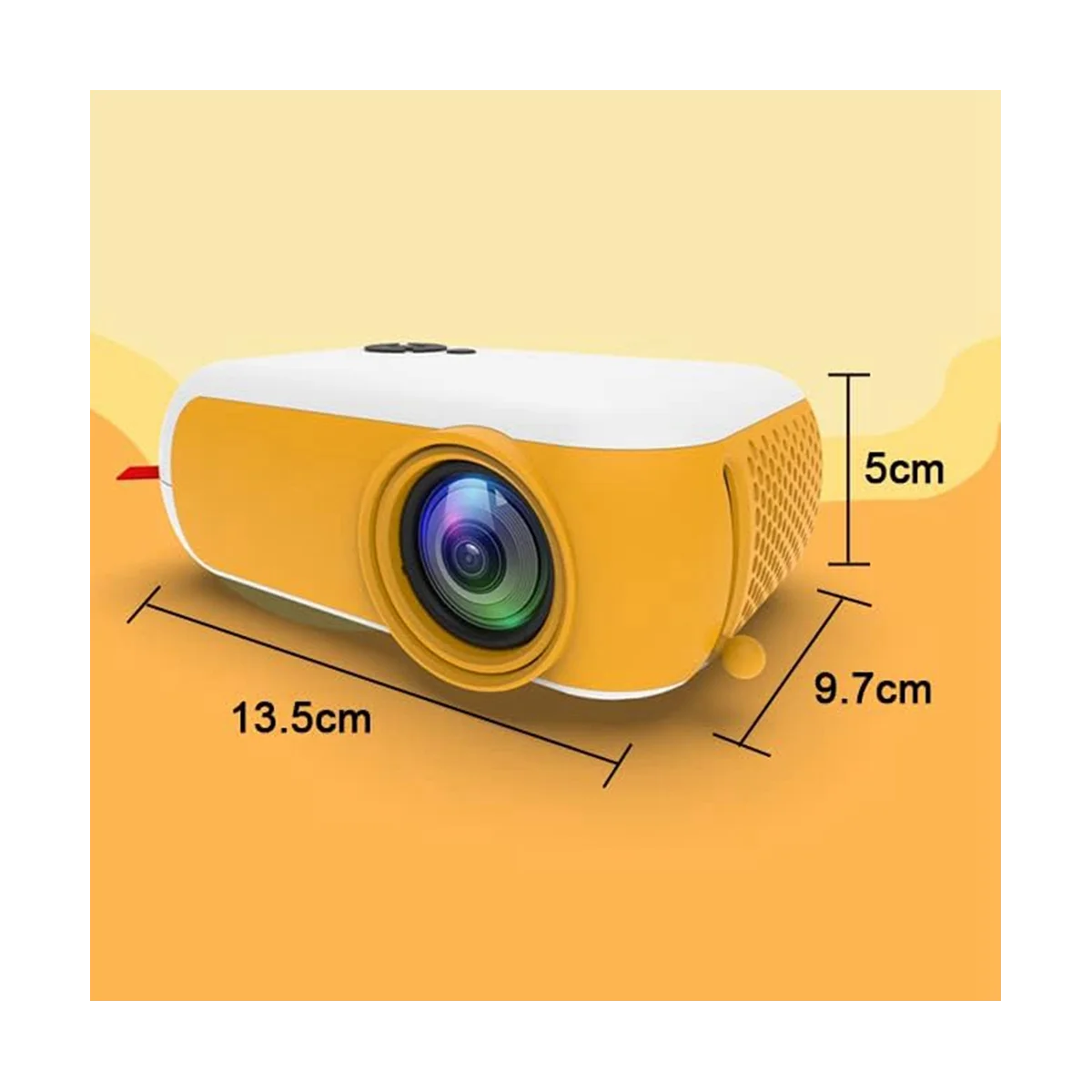 

A10 Portable Mini Video Projector 480X360 Pixel Beamer Home Theater Phone Mirroring Movie Display Projector Gift-US Plug
