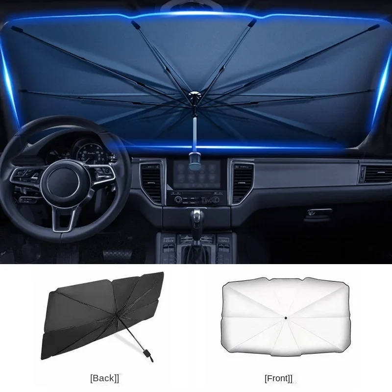 1Pcs Auto Sonnenschirm Regenschirm Sommer Sonne Innen Schutz Zubehör Auto Frontscheibe SunPprotection Sonnenschirm Isolierung