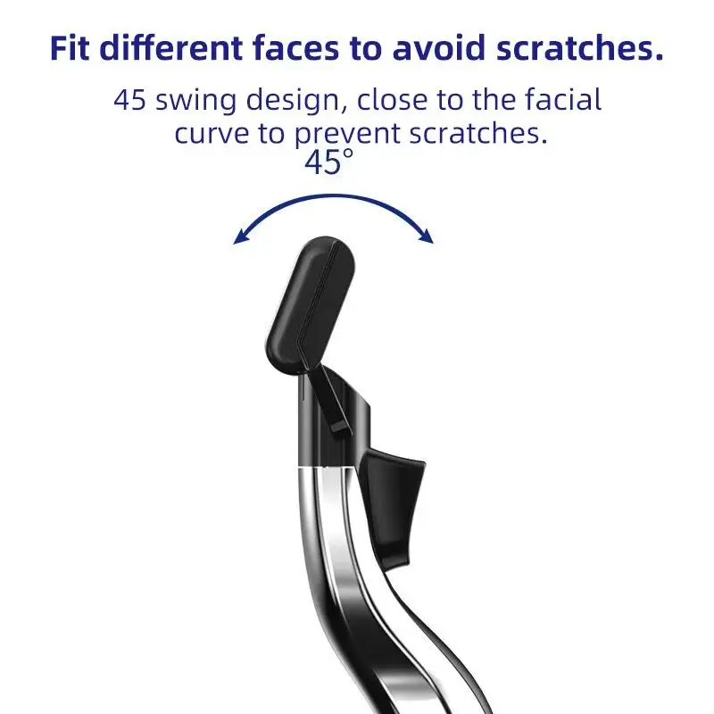 남성용 휴대용 수동 면도기 교체 헤드, 여행용 3 층 블레이드, 편안한 블루 올드 패션 블레이드, 충전되지 않은 면도기, 8 개
