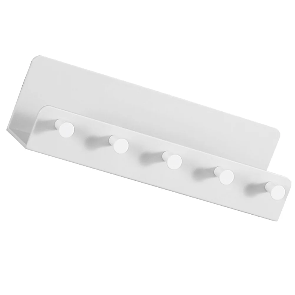 

Keychain Multi-function Wall Shelf Multifunction Wall-mounted Rack Organizer White Holder