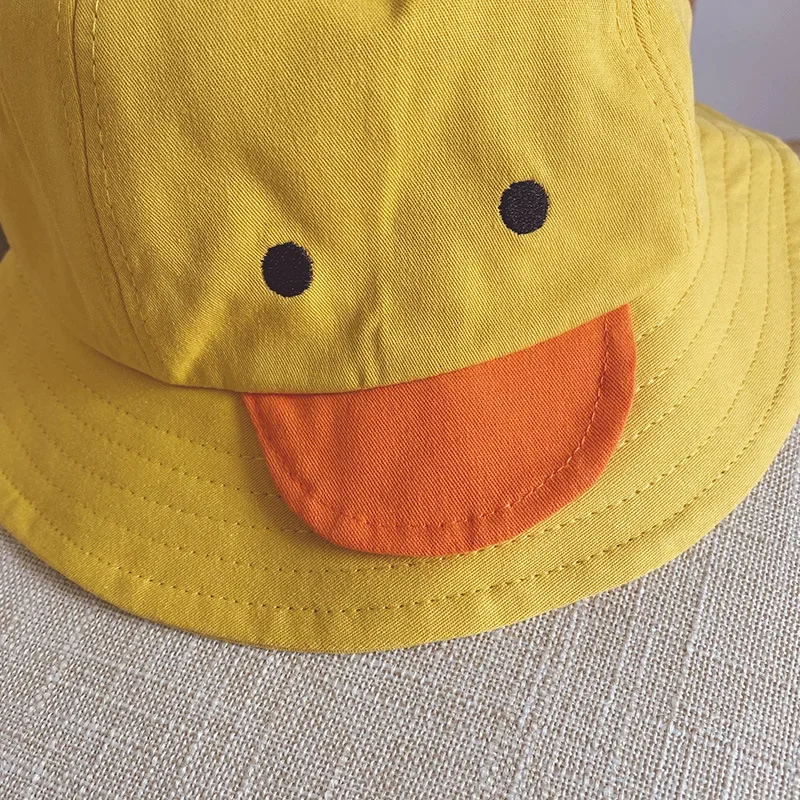 New Cartoon Kids Bucket Hat Children Summer Panama Hat Outdoor Travel Beach Sun Cap for Girls Boys Travel Animal Cap