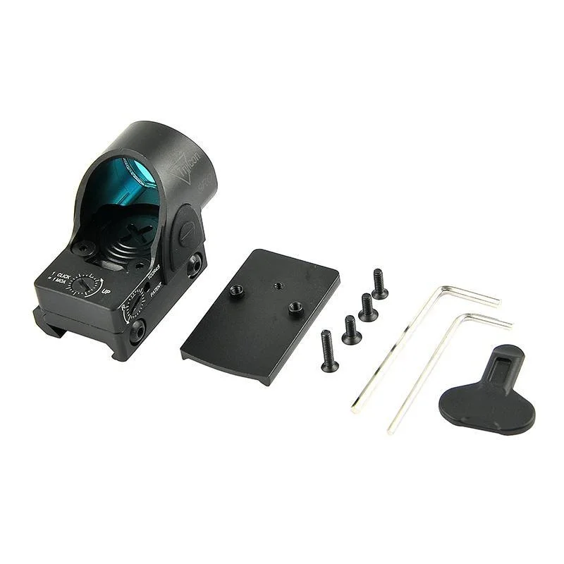 

Tactical SRO Red Dot Sight Collimator Rifle Reflex Sight Scope fit 20mm Weaver Rail For Hunting Airsoft Wargame