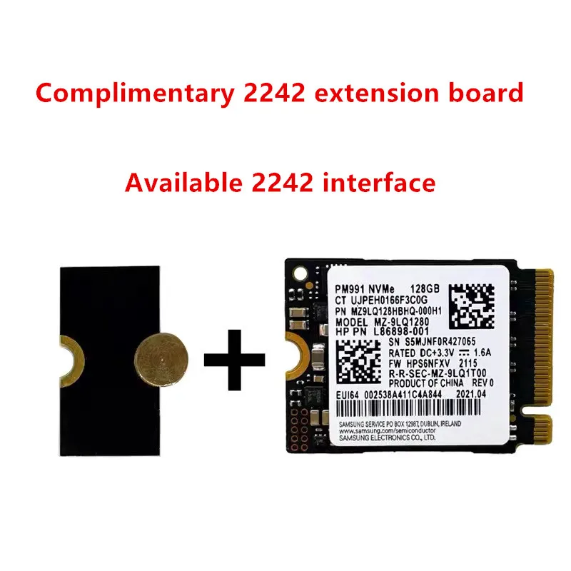 Samsung-Disque SSD interne PM991, 128 Go, 2230 volume, PCIe, 3.0x4, Original