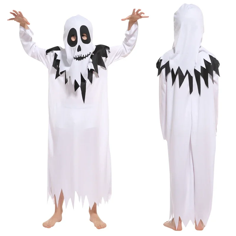 Disfraz Widmann de Espiritu Fantasma 140 cm Talla 8-10 Años. Disfraz  halloween niña . La Superpapelería