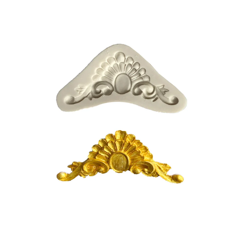 European Retro Lace Shape Silicone Mold Kitchen DIY Fondant Cake Baking Tool Chocolate Mold