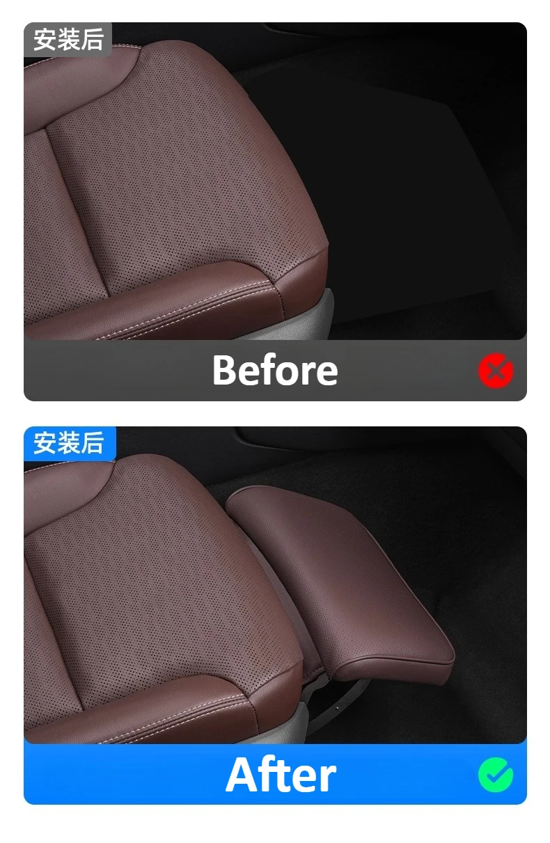 토요타 랜드크루저 프라도 250 LC250 차량 조수석 다리 받침대 가죽 패드 퀸 패서전거 전동 다리 받침대 액세서리