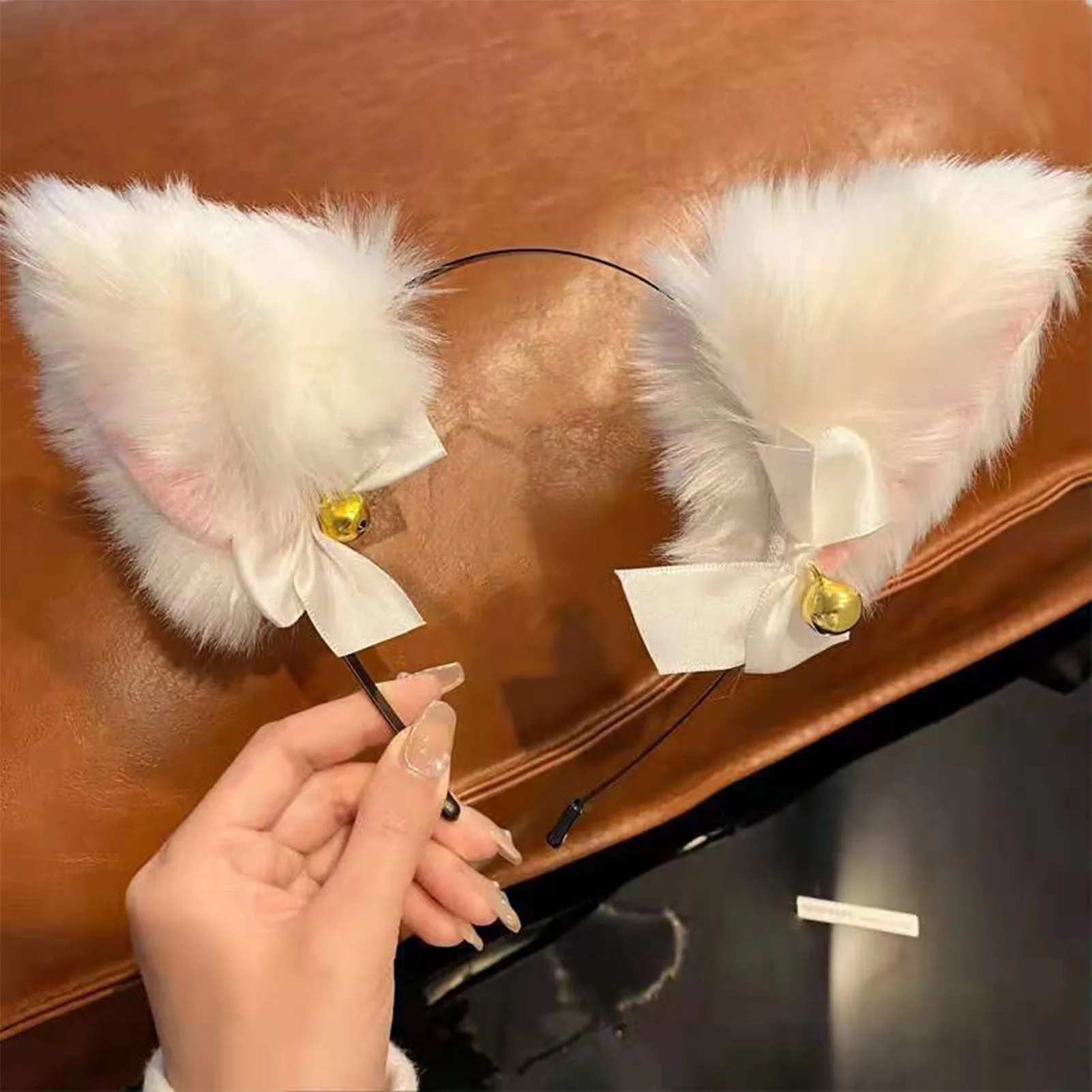 Plush Cat Ear Hairband Little Bell Hairband Sexy Tail Butt Plug Easter Party Costume Accessories anime cosplay props anime cosplay accessories anime cosplay tails