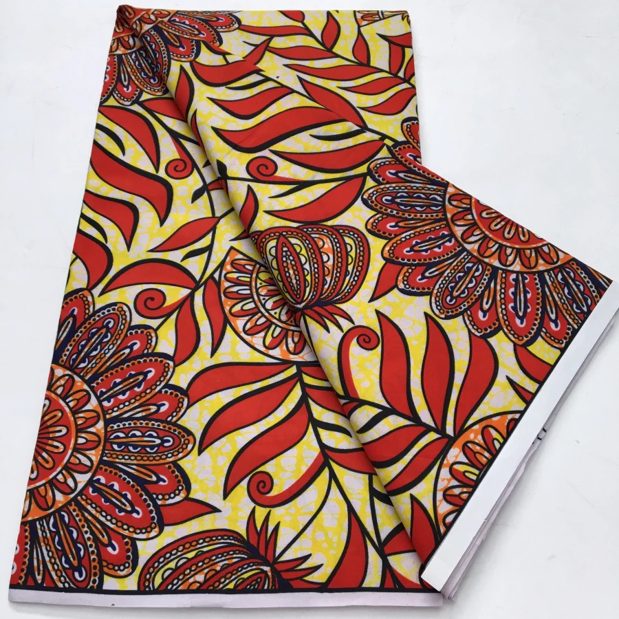 African Wax Fabric Prints Design Nigeria Ankara Wax Fabric Tissu Block Batik Dutch For Women Dresses Cloth Sewing Materials - 4