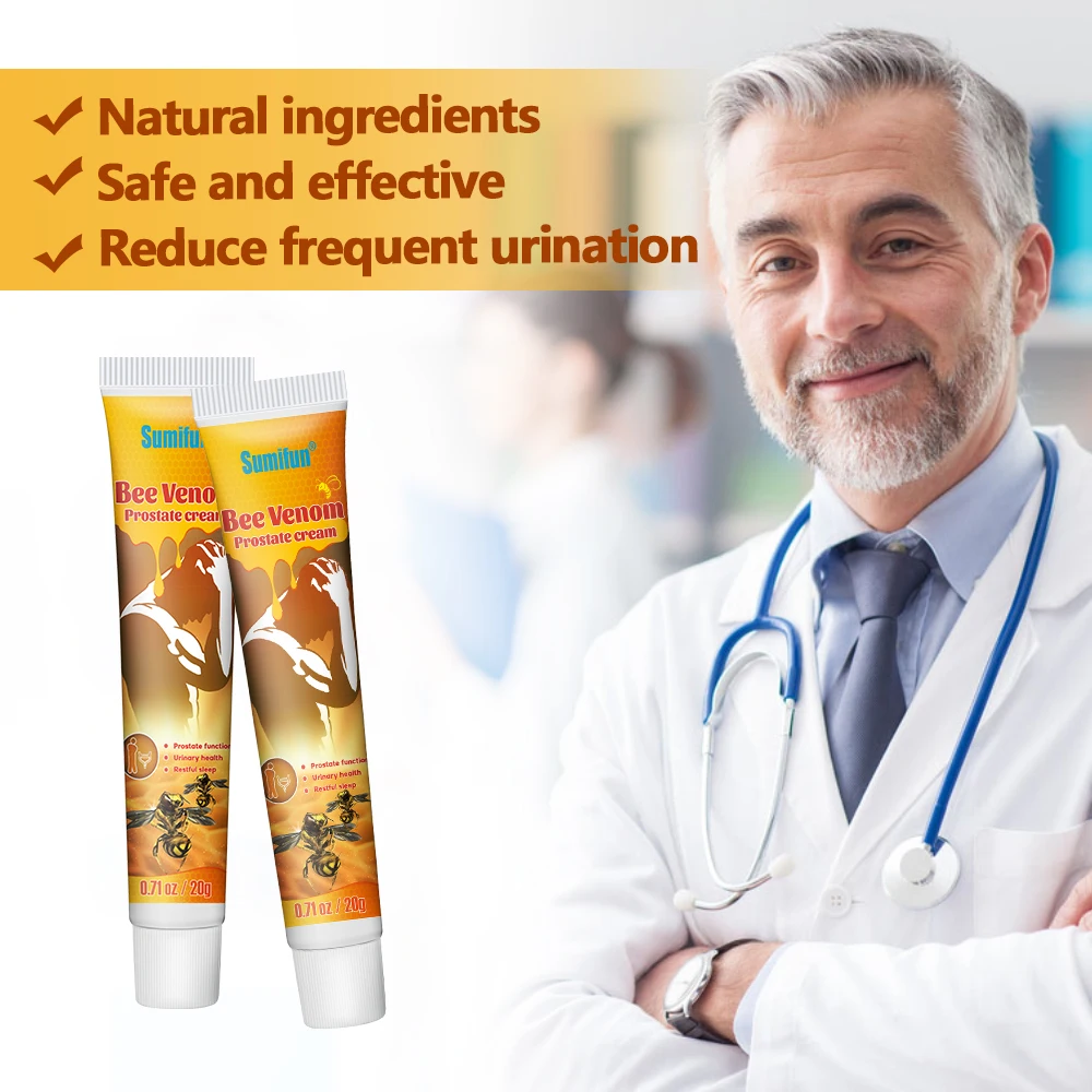 1/3/5/10/30 Pcs Prostatitis Treatment Cream Man Prostatic Care Ointment Strengthen Kidney Relieve Urethritis Medical Plaster 20g