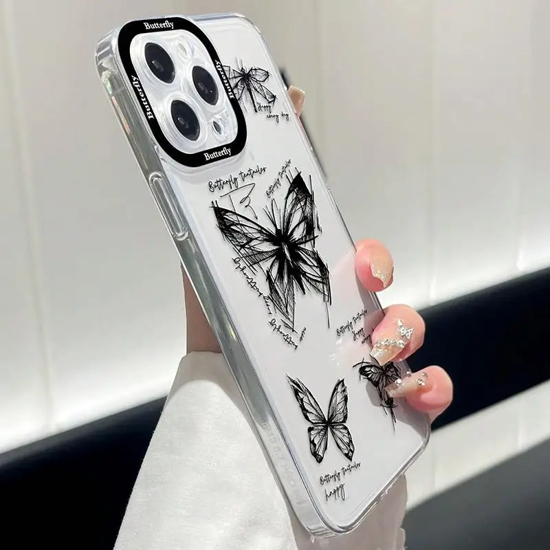 Butterfly Soft Silicone Phone Case Cover