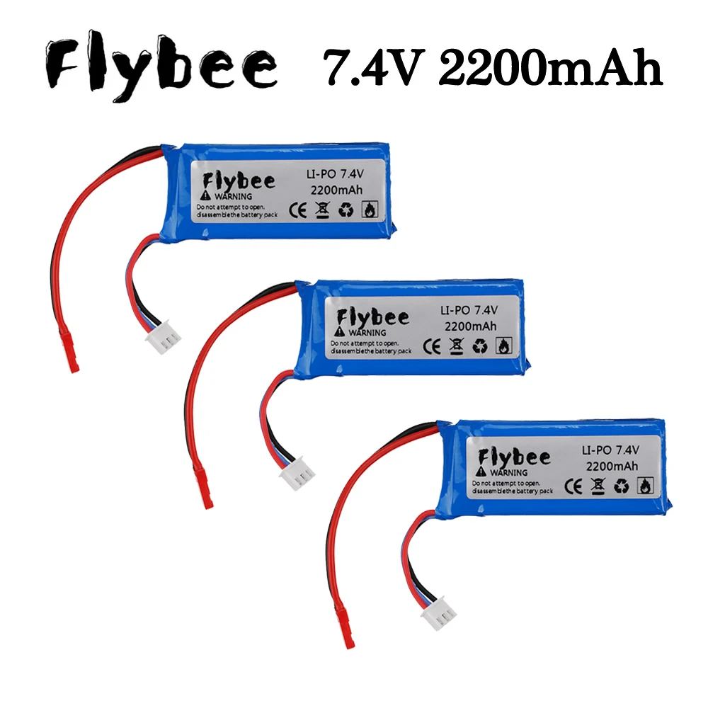

Литий-полимерный аккумулятор для радиоуправляемых игрушек, вертолетов, автомобилей, лодок, дронов, 7,4 В, 2200 мАч