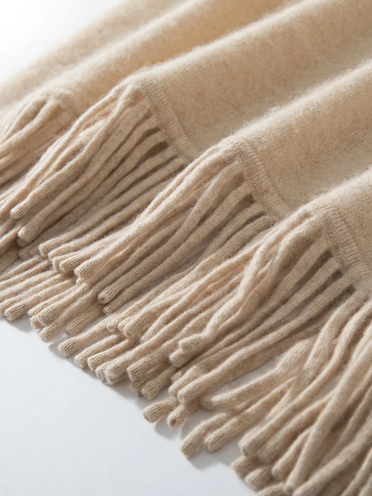 Cashmere skirt back view