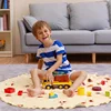 Funny Round Corn Tortilla Blanket Multi-size Soft Warm Throw Blanket for Sofa, Office, Bed, Camping Traveling Soft Flannel Wrap 3
