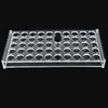 1.8/2/3/5/10/20/30/40/60ml Vial 30/50 Hole Clear Storage Plate Laboratory Glass PMMA Penicillin Sample Bottle Tube Stand Holder 1