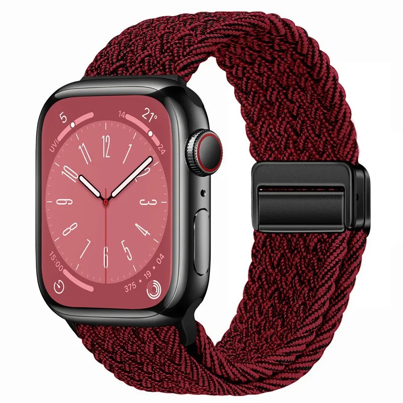 Elegant Braided Magnetic Nylon Bracelet