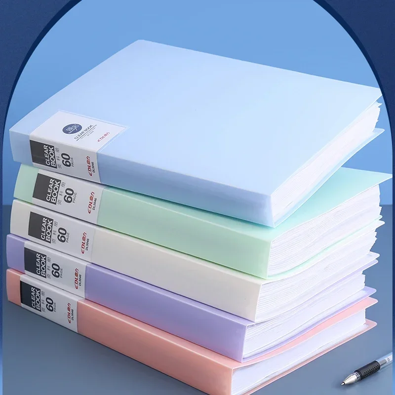 

30 60 80 100 Pages A4 Folder Information Book Insert File Folder Album Student Office Supplies Contract Storage Documents Bag