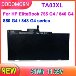 NEW TA03XL Laptop Battery For HP Elitebook 745 755 840 848 850 G3 G4 11.4V Rechargeable Spare High-Quality