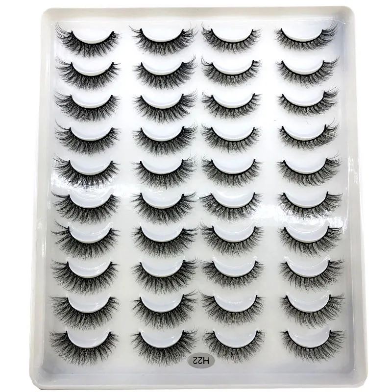 3D Faux Mink Lashes Set - 20 Pairs