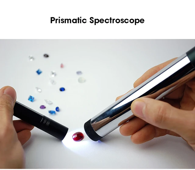 Spettroscopio Tascabile Per Pietre Preziose - Strumento Gemmologico, Reticolo Diffrazione