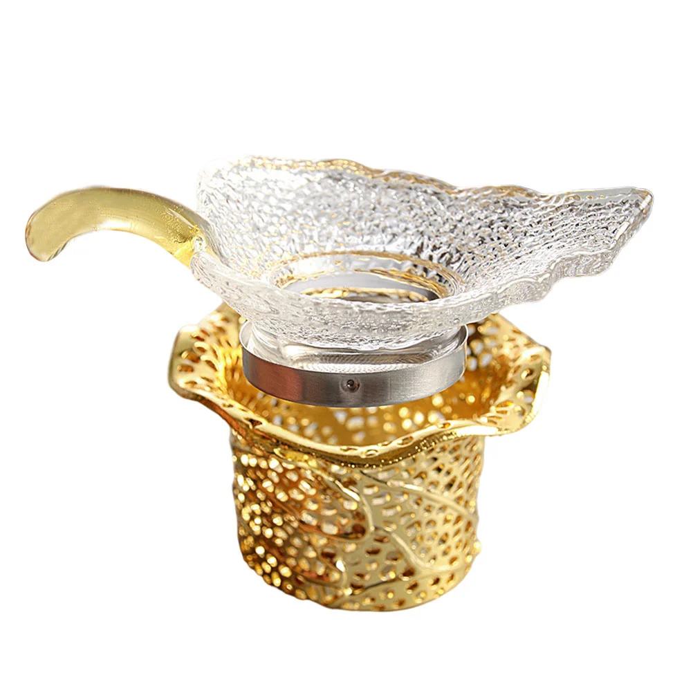 

Tea Leak Leaf Shaped Filter Portable Home Strainer Stainless Steel Filtering Tool Drink Garnish