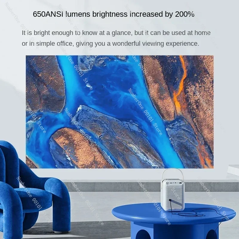 T6 Max 프로젝터 1080P 지능형 풀 HD 국제판 카메라