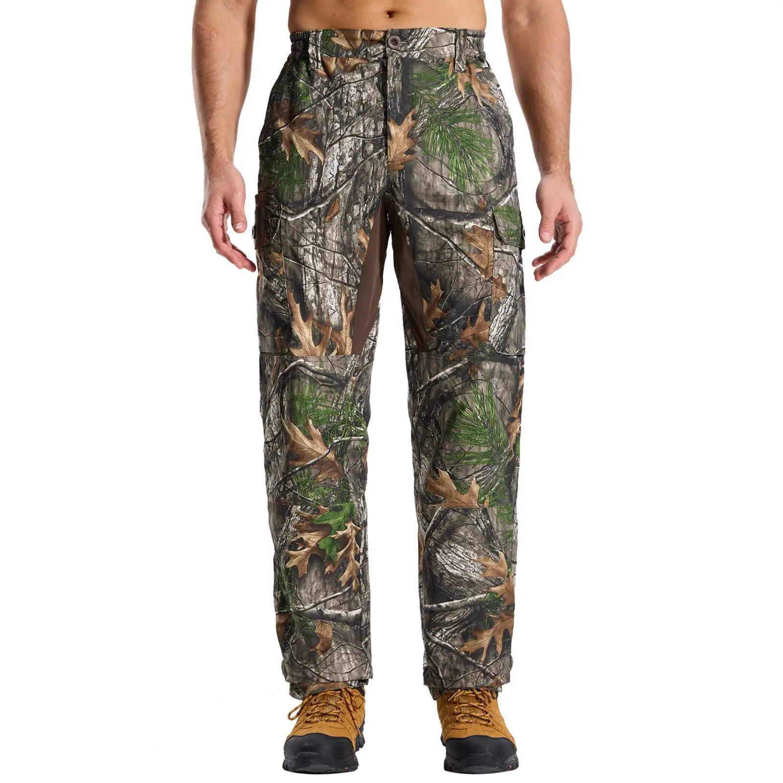 Jeans Uomo Gamba Larga - Pantaloni Cargo Elasticizzati, Oversize, In Cotone, Per Tempo Libero
