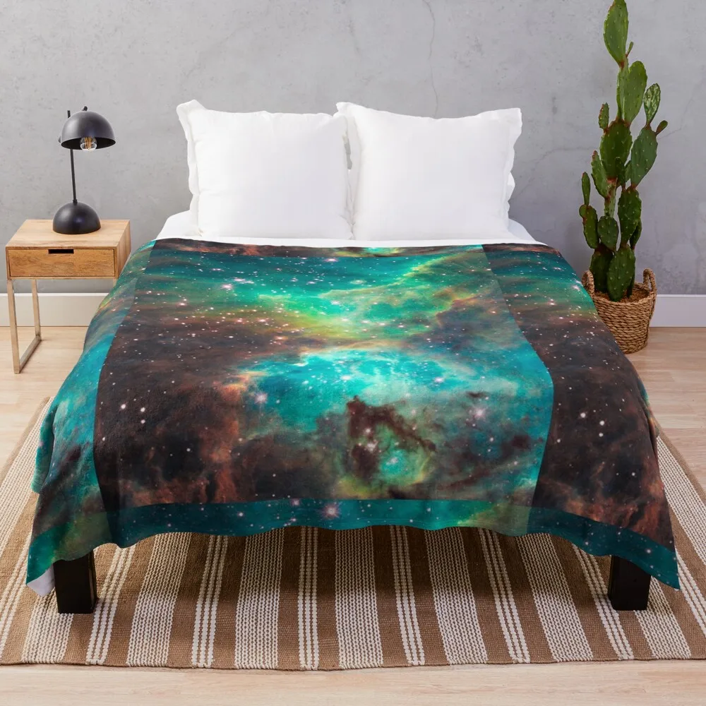 

Hubble telescope (Tarantula Nebula) Throw Blanket throw blanket for sofa Blanket For Sofa Flannel Fabric