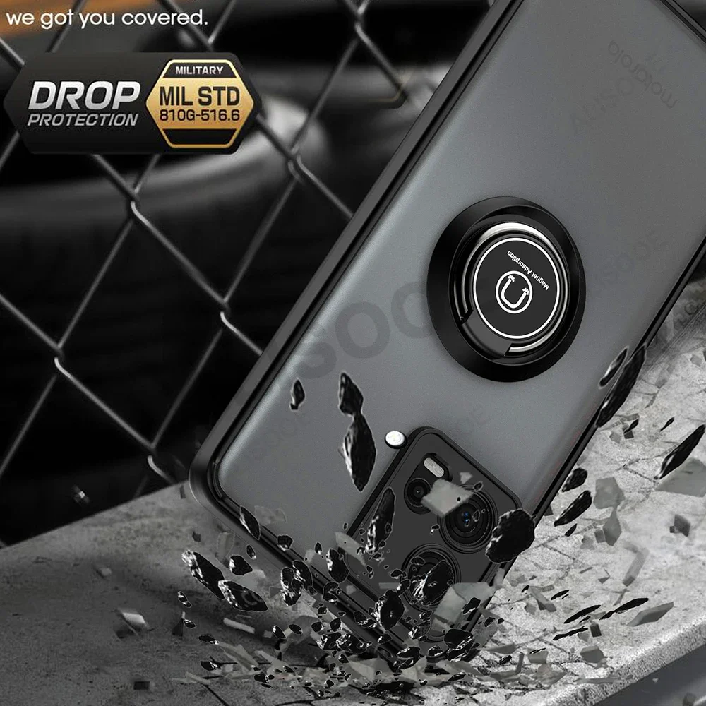 Versatile Smartphone Case with Ring Stand and Grip