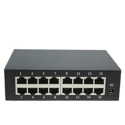 Interruptor de red gigabit completo, control de acceso inteligente especial para monitoreo de Internet de las cosas en la escuela, 16 puertos, 100 / 1000m