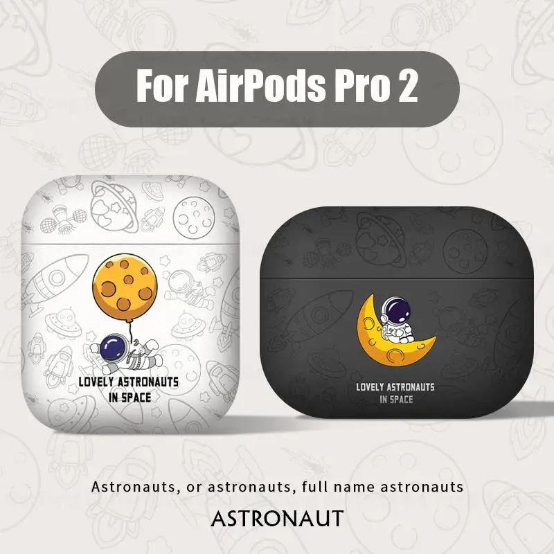 

Astronauts Case For AirPods Pro 2 Cover For Airpods 3 2 1 Generation Soft Silicone TPU Fundas For Airpods pro2 air pods 2 Shell