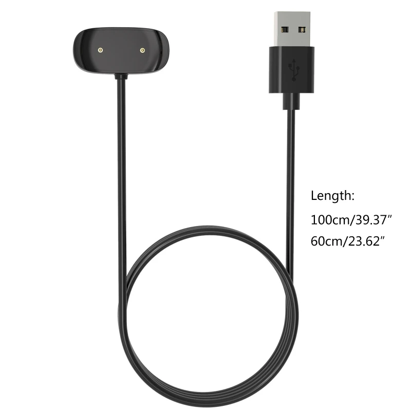 USB Charging Cable For Amazfit Bip 3 Smartwatch Magnetic Power Adapter Charge Cord Charger Wire Line
