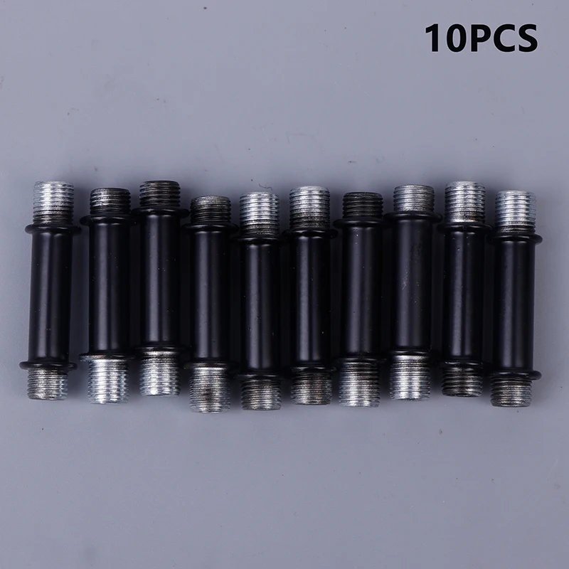 10pcs Golden/Silver/Black/White Straight Pipe Lamp Stem Kit-Light Fixture Hardware Replacement Parts