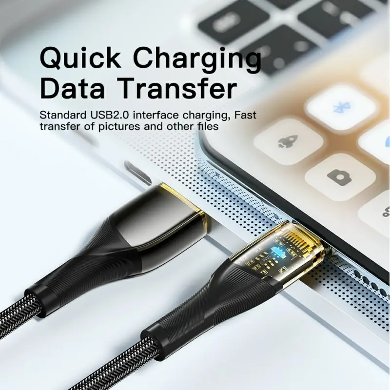 Essager 7A USB Type C Cable - 100W Fast Charging Data Cord
