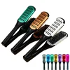 Pro Hairdressing Straightener Nylon Hair Straightening Double Brushes V Shape Comb Clamp Not Hurt Styling Tools DIY Home 3