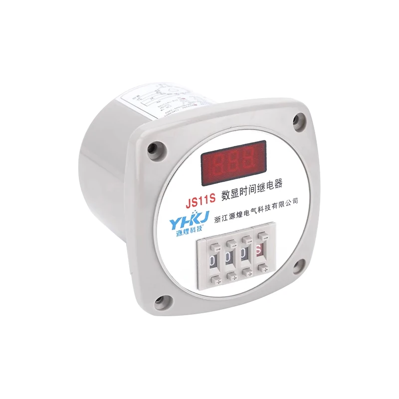 Relé de Tempo de Exibição Digital 0.01s999h Bits Bits Bits Ac220v Ac380v Js11j