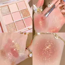

Fashion Glitter Makeup Eyeshadow Diamond Shinny Long Lasting Matte EyeShadow Palette Shimmer Eyeshadow Beauty Cosmetics