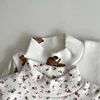 Girls Print Turtleneck T-Shirt Spring And Autumn Children's Cotton Long-Sleeve Basic Shirts Baby Kids Clothes New Top Tees 4