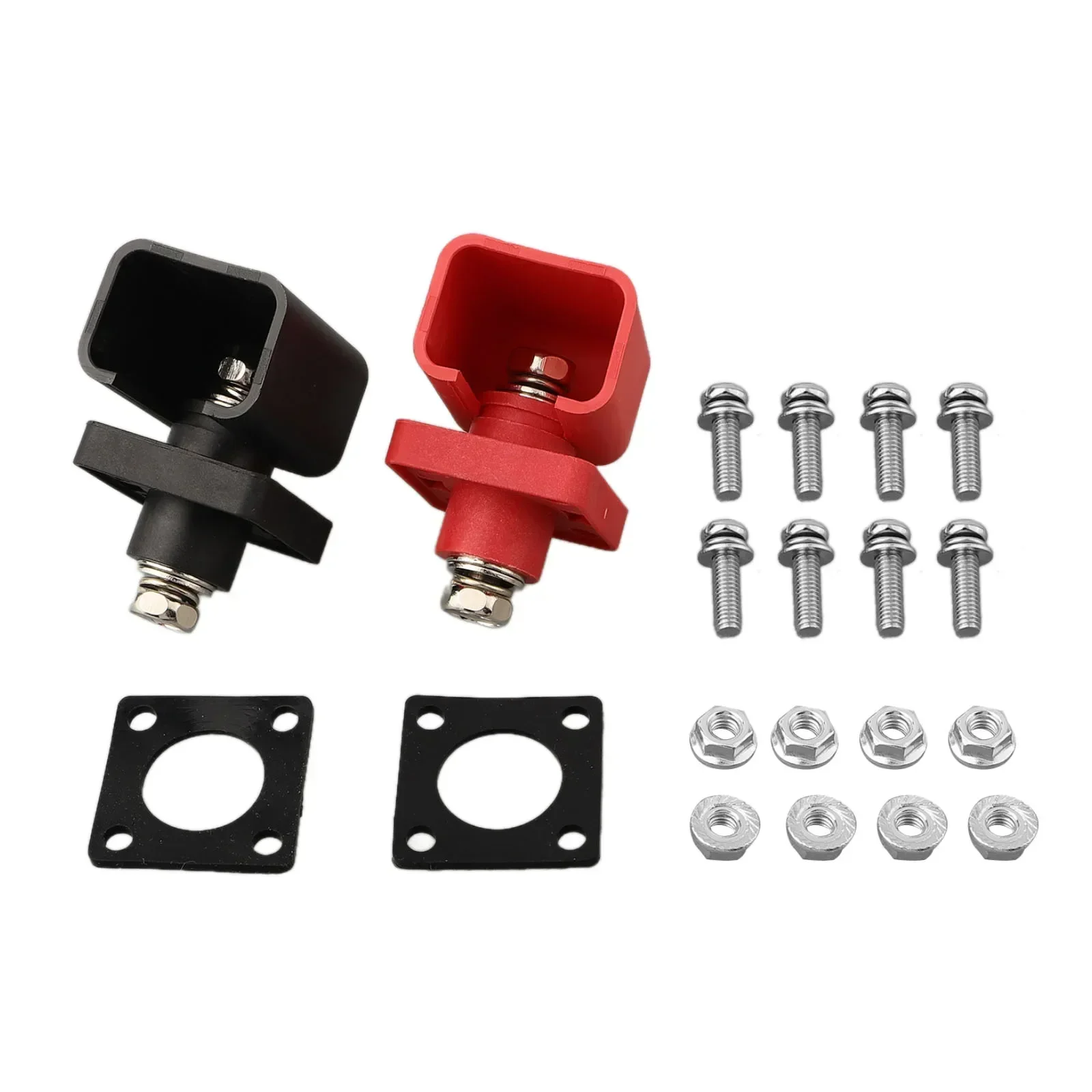 Dsdhuf 2 PièCes 200A All-Copper Lithium Battery Post High Current Copper Terminal Connecteur De Batterie Borne De Stockage D'éNergie (B