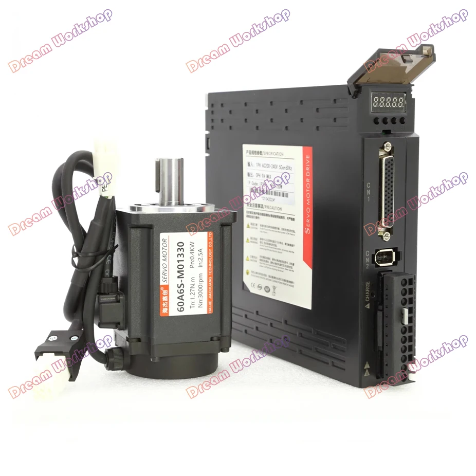 2500 라인 인코더 서보 모터 드라이브 키트, 서보 모터 KS-300 드라이브, 1KW, 1.5KW, 2KW, 2.3KW, 2.6KW, 220V AC, 2500rpm, 130ST-M10015, M15015