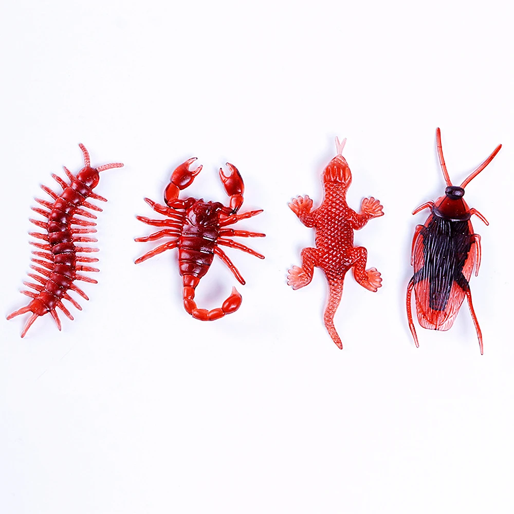 50 Stück gefälschte Kakerlake Eidechse Tausend füßler Skorpion geeignet für Halloween Party Kinder Geburtstags geschenk Piñata Ostern Karneval Geschenk verpackung – Detail 5