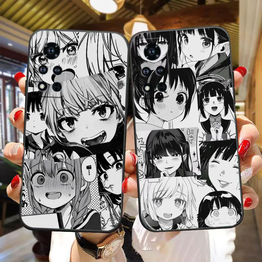 Cute Anime K-Kawaii Nifty Girl Phone Case Per Honor X50 X40 X30 X20 X10 X9 X9A X8 X7 5G V40 Magic 3 4 5 Case Funda Coque Shell