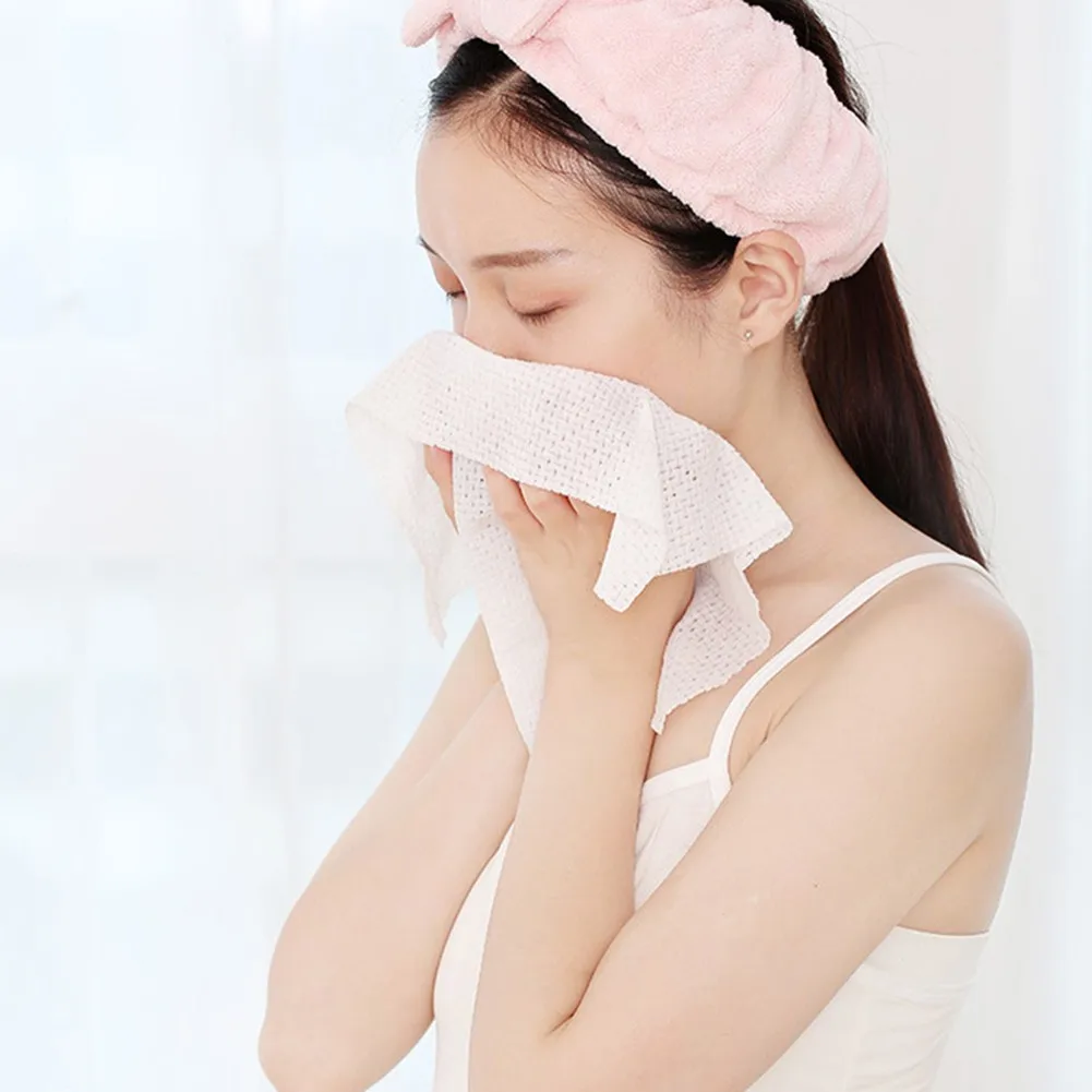 

Disposable Towel White 1 Set Camping Candy Cotton Compressed For Bathroom Hydrotherapy Center Kitchen Brand New