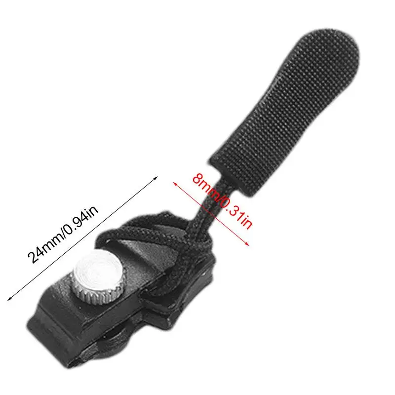 Zipper Slider 10PCS Zip Slider Repair Instant Kit Replacement Zip Zipper Fix Replacement For Jacket Backpack Luggage