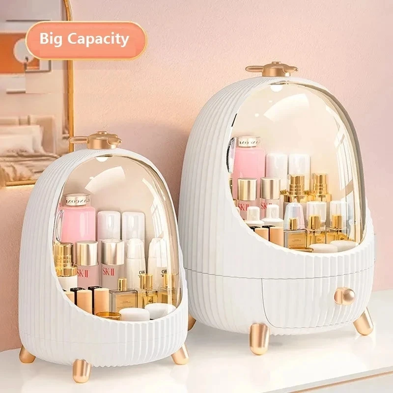 New Desktop Makeup Organizer Cosmetics Storage Box Cosmetics Skincare Organizer Display Case for Cosmetics Lipsticks Jewelry 6