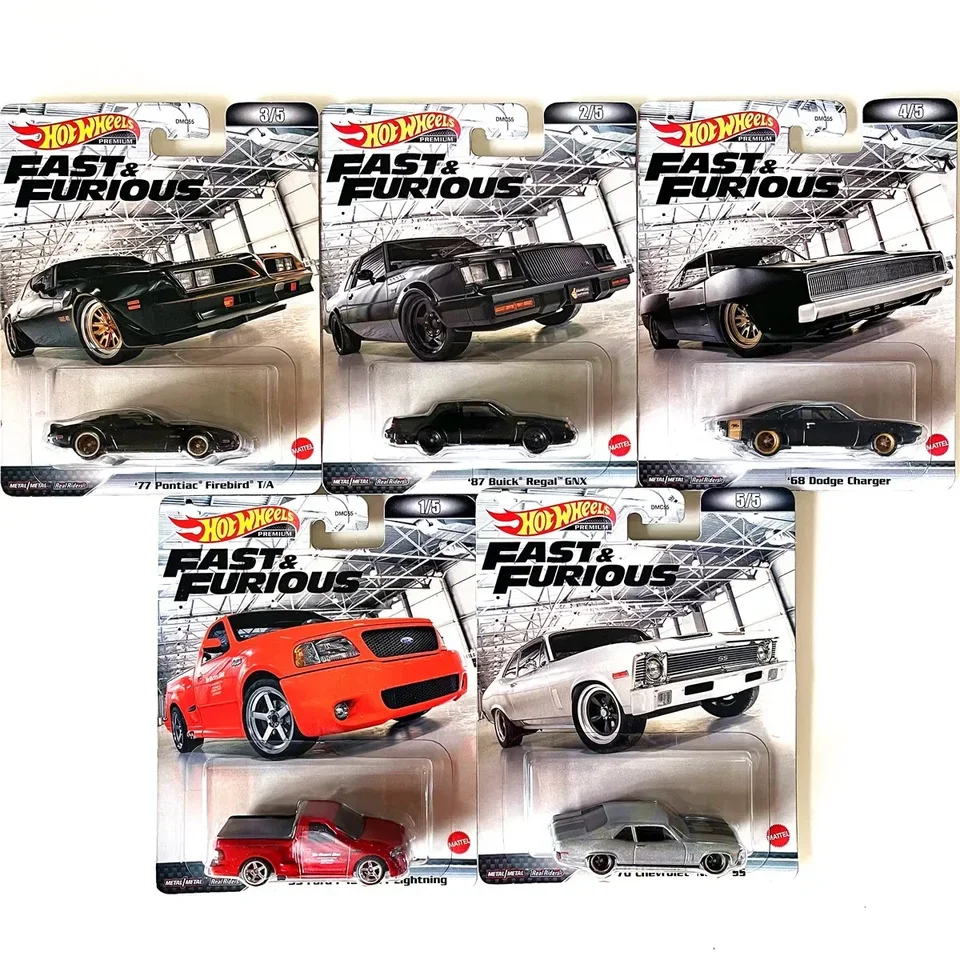 Coche A Escala Hot Wheels Premium Fast & Furious - Buick Regal GNX 1987, Fundición A Presión 1:64