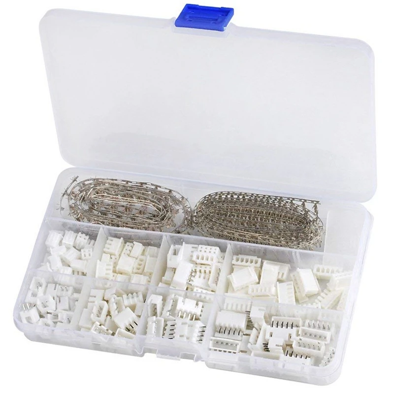 듀폰 터미널 플라스틱 쉘 커넥터 JST-XH 터미널 블록 세트, XH2.54mm, 2P3P4P5P, 560 개