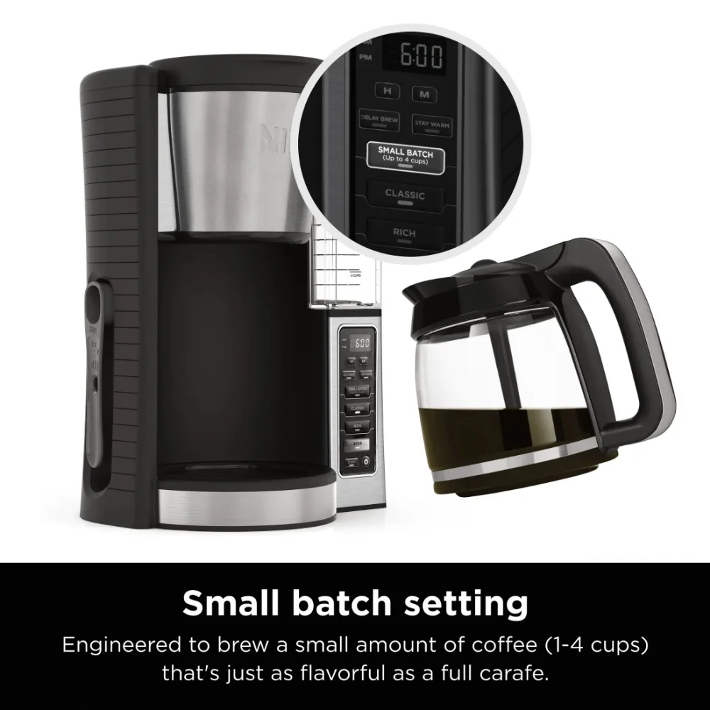12-Cup Stainless Steel Coffee Maker, Glass Carafe, CE250 4