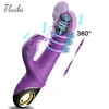 2022 Rabbit Vibrator Automatic Telescopic Rotation G-Spot Clitoris Stimulator Female Masturbation Sex Toys For Women Adults 18 1
