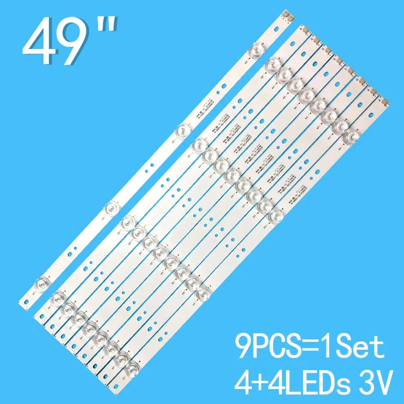 LED Backlight strip For LDS-4966UHD JL.D49041330-105BS-M LED50K560   LE-8815A  49DLED 0D22 MS-L2327 led backlight for es 3233 b 4 c 4 jl d49041330 105bs m jld49022330 105cs m lds 4966uhd led50k560 le 8815a 49dled 0d22 ms l2327