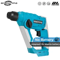 2 in 1 Cordless Drill Rotar Hammer Electric Impact Drill Portable Electric Pick Power Tools Fit For Makita 18V Battery Battery 1